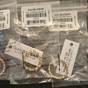 BaubleBar Gold Ring Lot - New Never Worn